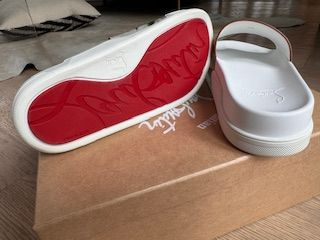 CHRISTIAN LOUBOUTIN, POOL 'BENGALE' SLIDES