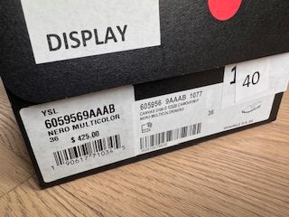 YSL, SAINT LAURENT ESPADRILLES, 36/US 6
