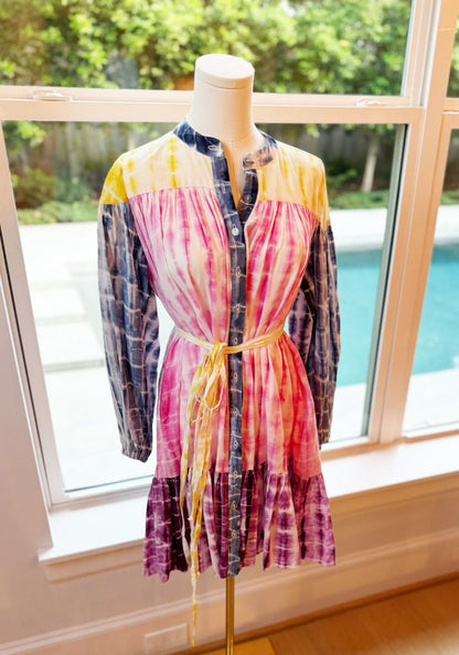 CHARINA SARTE MINI DRESS, SMALL