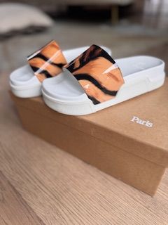 CHRISTIAN LOUBOUTIN, POOL 'BENGALE' SLIDES