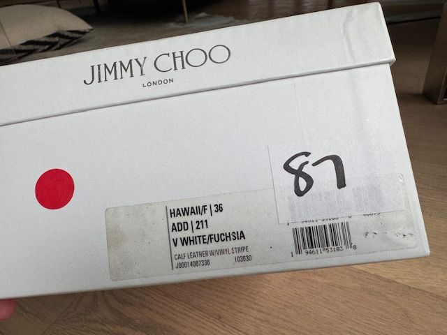 JIMMY CHOO SNEAKERS, 36/US 6