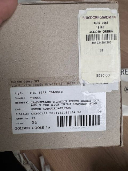 GOLDEN GOOSE SNEAKERS, 35 / US5