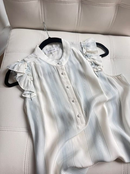 FRAME BLOUSE, SMALL