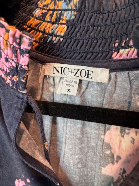 NIC + ZOE BLOUSE, SMALL