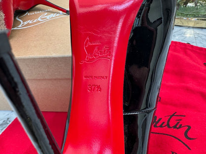CHRISTIAN LOUBOUTIN DESIGNER HEELS, 37.5 (US 7/7.5)