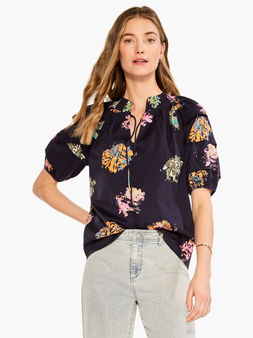 NIC + ZOE BLOUSE, SMALL