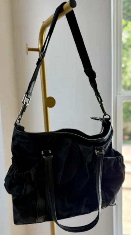 BURBERRY DIAPER BAG, NO SIZE