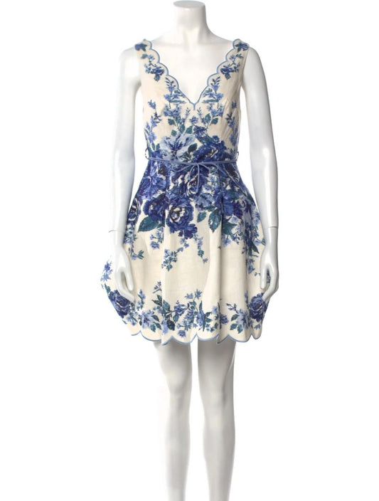 ZIMMERMAN SHORT DRESS, SMALL