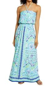 LILLY PULITZER MAXI DRESS, XXS