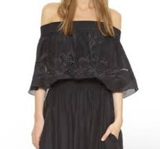 TIBI BLOUSE, SMALL