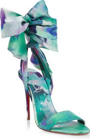 CHRISTIAN LOUBOUTIN DESIGNER HEELS, 37.5 (US 7/7.5)