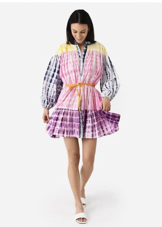 CHARINA SARTE MINI DRESS, SMALL